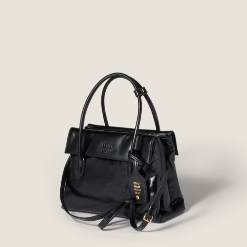 Miu Miu Solitaire shiny leather bag