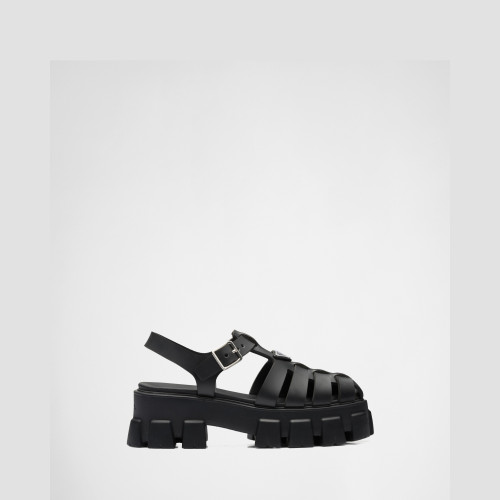 Prada Rubber Monolith sandals
