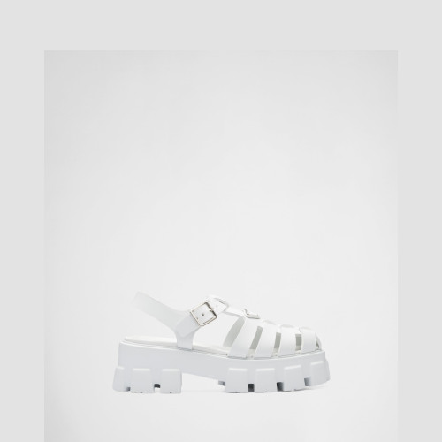 Prada Rubber Monolith sandals