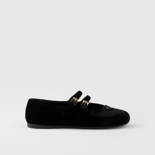 Prada Velvet ballerinas