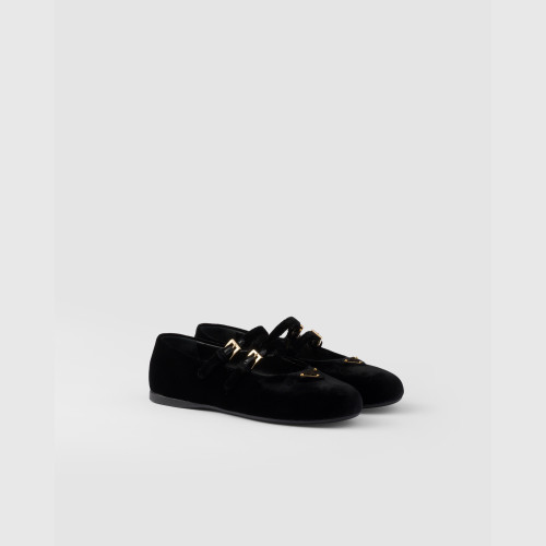 Prada Velvet ballerinas
