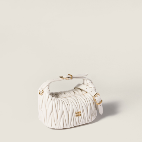 Miu Miu Matelass nappa leather pouch
