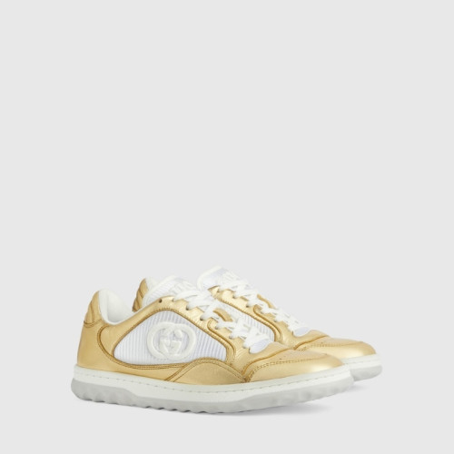 Gucci MAC80 Sneakers in Metallic gold leather