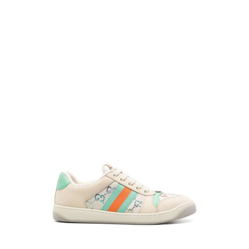 Gucci Screener embellished leather sneakers