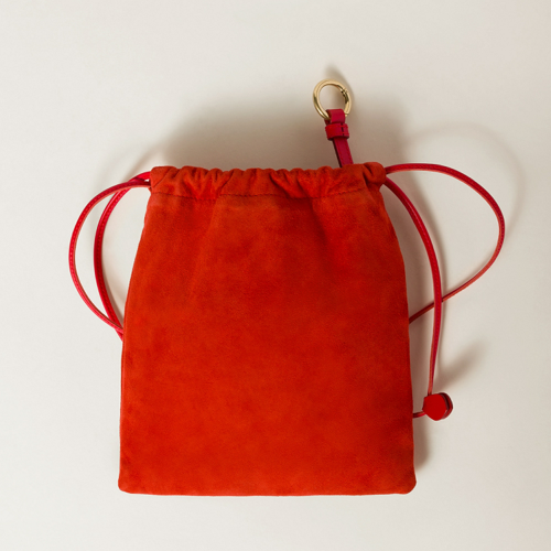 Miu Miu suede pouch