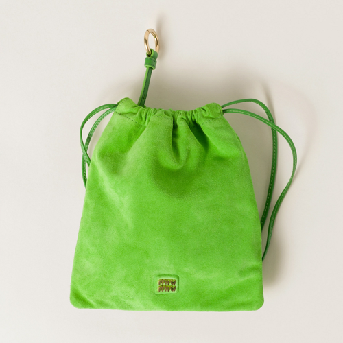 Miu Miu suede pouch