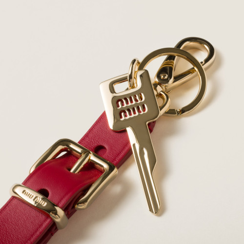 Miu Miu Leather key ring trick