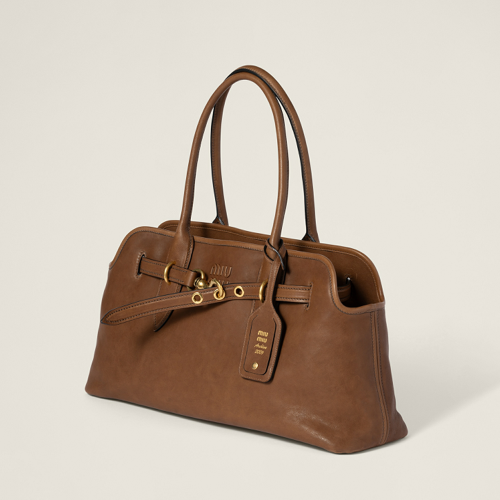 Miu Miu Aventure nappa leather bag