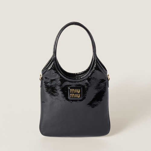 Miu Miu IVY Naplak Patent Leather Bag