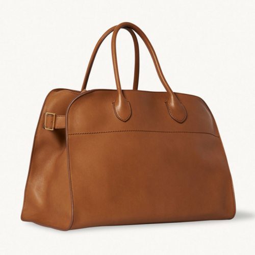 The Row Soft Margaux 17 Bag in Leather