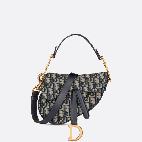 Dior Mini Saddle Bag with Strap
