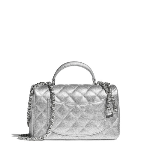 CHANEL MINI FLAP BAG WITH TOP HANDLE