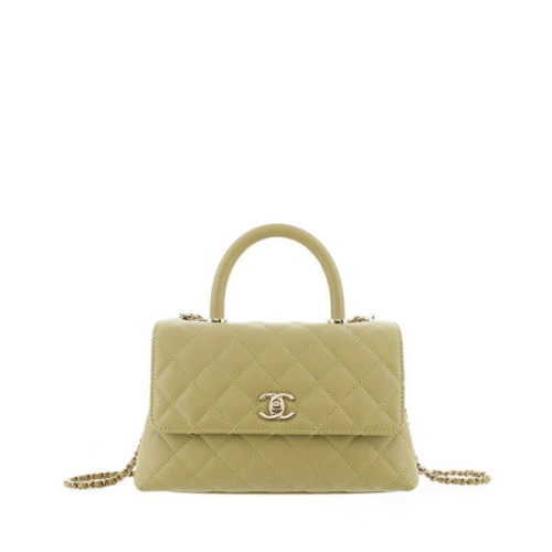 CHANEL FLAP BAG WITH TOP HANDLE
