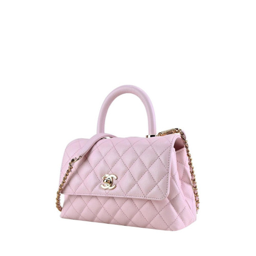 CHANEL FLAP BAG WITH TOP HANDLE