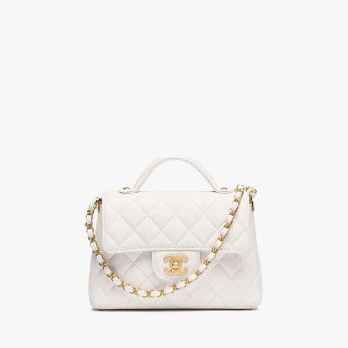 CHANEL Small FLAP BAG WITH TOP HANDLE