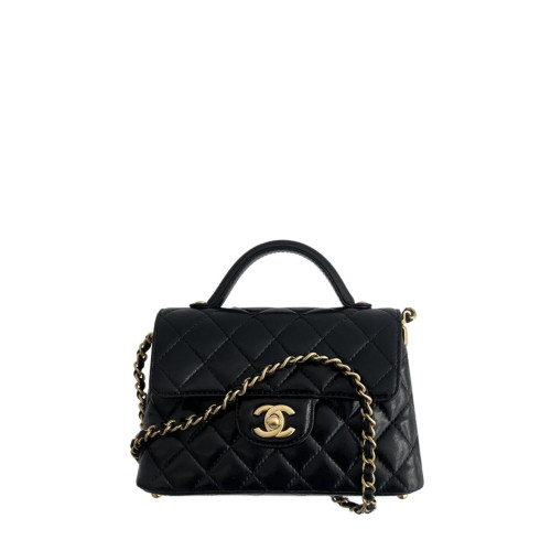 CHANEL Small FLAP BAG WITH TOP HANDLE