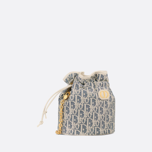 Dior 30 Montaigne Mini Bucket Bag with Drawstring