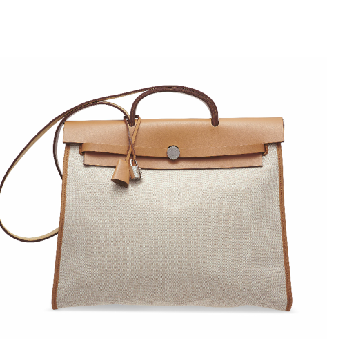 Hermes Herbag Zip 39 bag Gold Silver