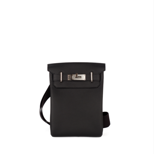 Hermes Hac a Dos PM backpack Togo Noir Silver
