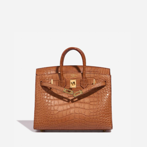 Hermes Birkin 20 Matt Alligator Gold Gold