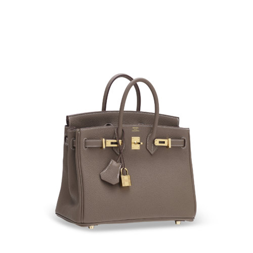 Hermes Birkin 25 Togo Etoupe Gold