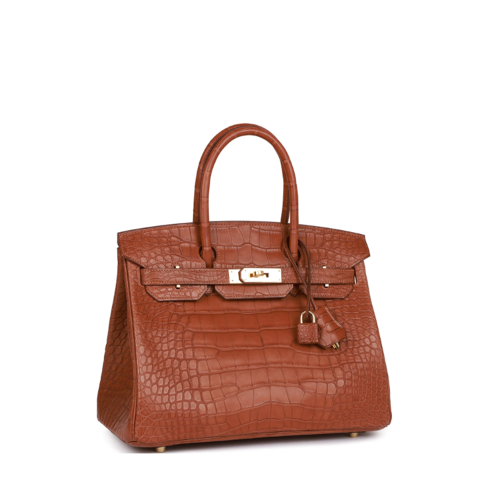 Hermes Birkin 30 Matt Alligator Gold Gold