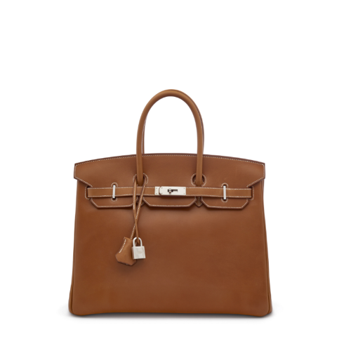 Hermes Birkin 35 Barenia Barenia Silver