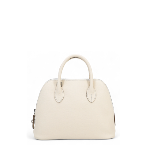 Hermes Bolide 25 Epsom Craie Silver