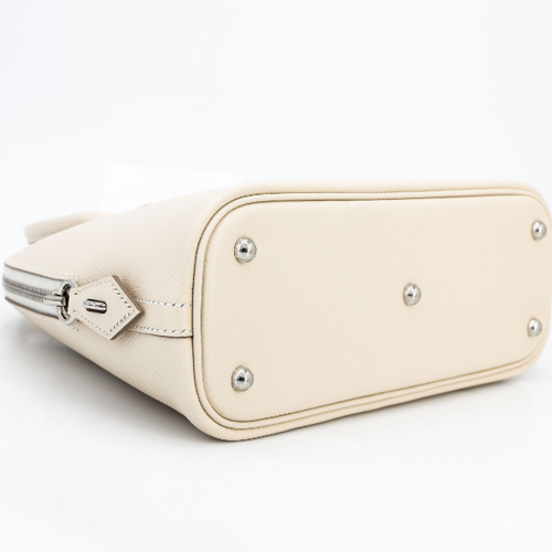 Hermes Bolide 25 Epsom Craie Silver