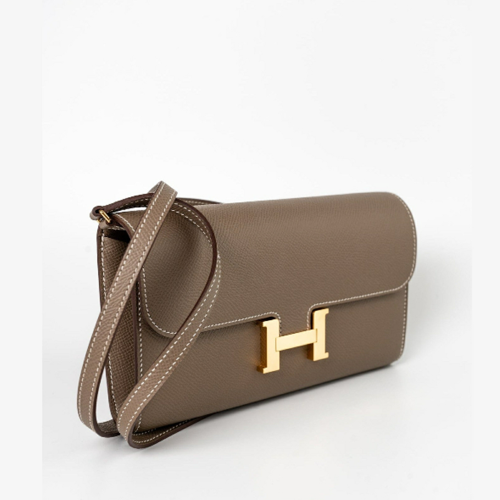 Hermes Constance To Go Epsom Etoupe Gold