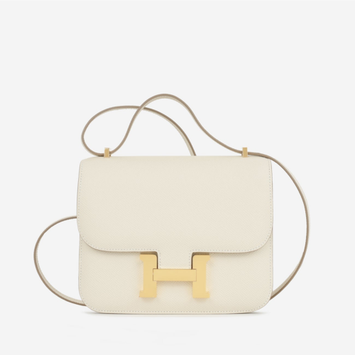 Hermes Constance 19 Epsom Craie Gold