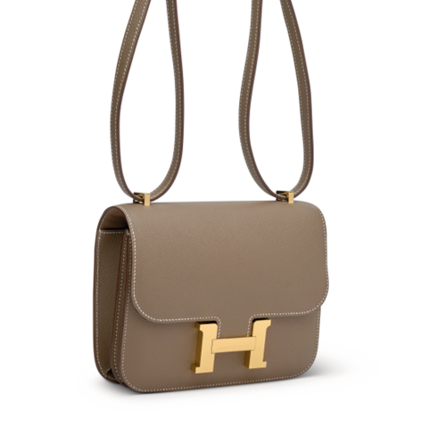 Hermes Constance 19 Epsom Etoupe Gold