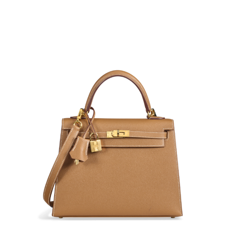 Hermes Kelly 25 Epsom Gold Gold