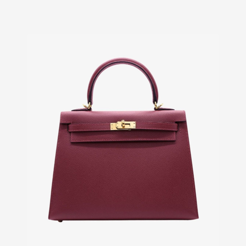 Hermes Kelly 25 Epsom Rouge H Gold