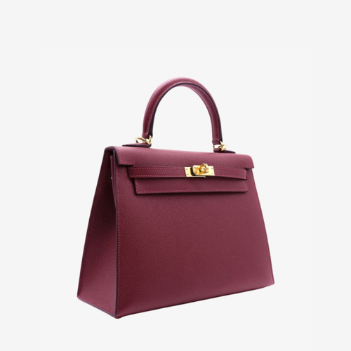 Hermes Kelly 25 Epsom Rouge H Gold