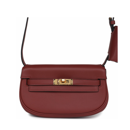 Hermes Kelly Moove Swift Rouge H Gold