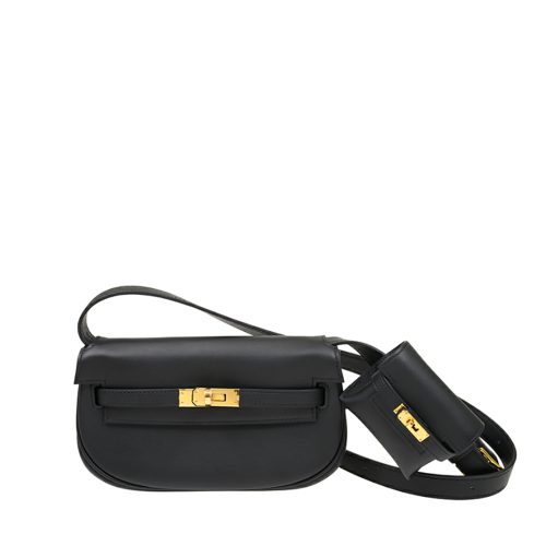 Hermes Kelly Moove Swift Noir Gold