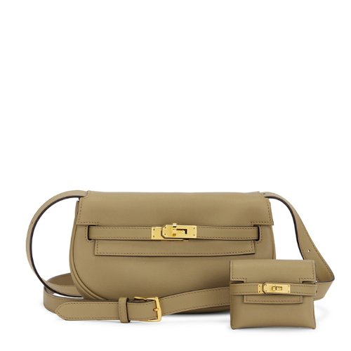 Hermes Kelly Moove Swift Sauge Gold