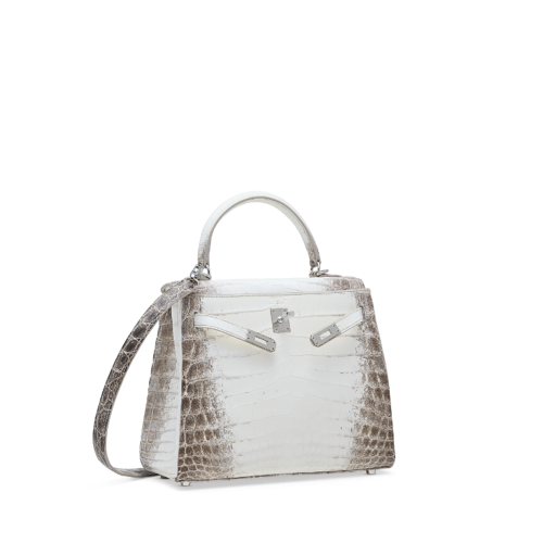Hermes Kelly 25 Himalaya Silver