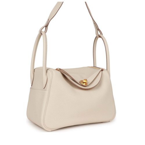 Hermes Lindy 26 Clemence Craie Gold