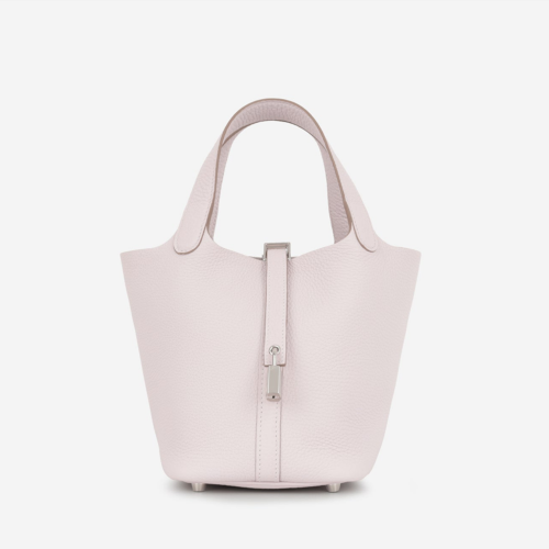 Hermes Picotin 18 Clemence Mauve Pale Silver