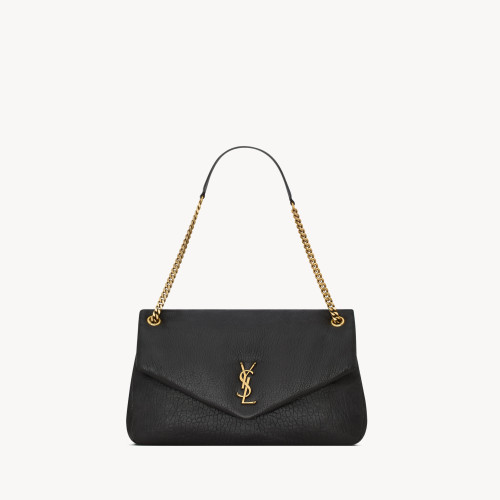 Saint Laurent CALYPSO LARGE IN GRAINED LAMBSKIN