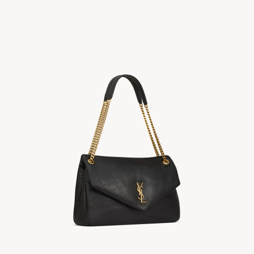 Saint Laurent CALYPSO LARGE IN GRAINED LAMBSKIN