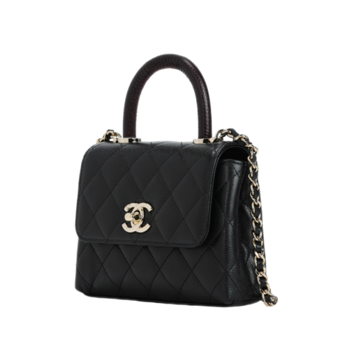 CHANEL Mini Flap Bag with Top Handle