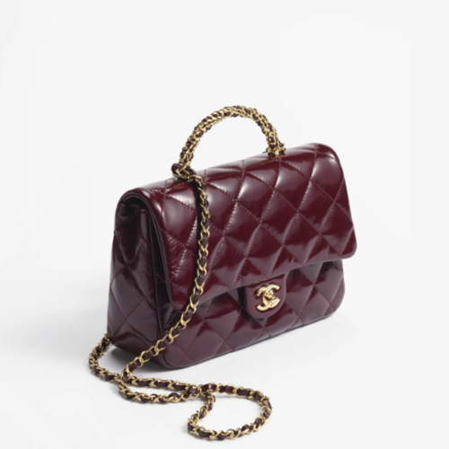 CHANEL Flap Bag with Top Handle