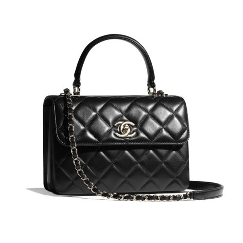 CHANEL Flap Bag with Top Handle