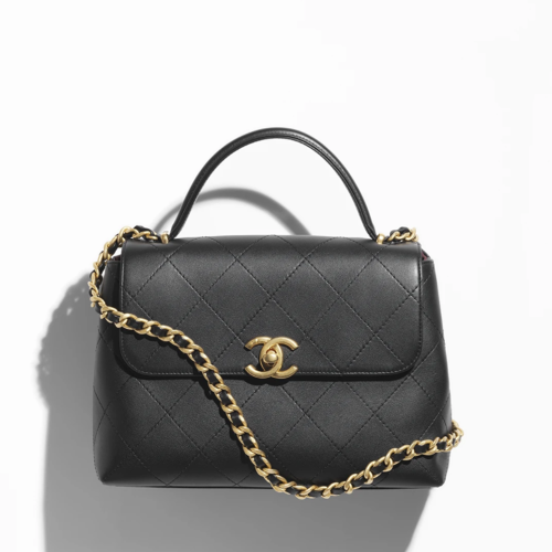 CHANEL Large Flap Bag with Top Handle