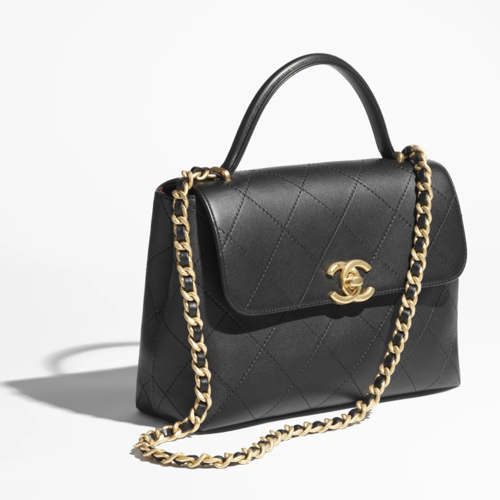 CHANEL Large Flap Bag with Top Handle