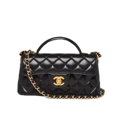 CHANEL Mini Flap Bag with Top Handle