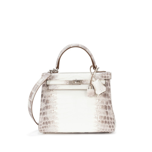 Hermes Kelly 25 Himalaya Silver